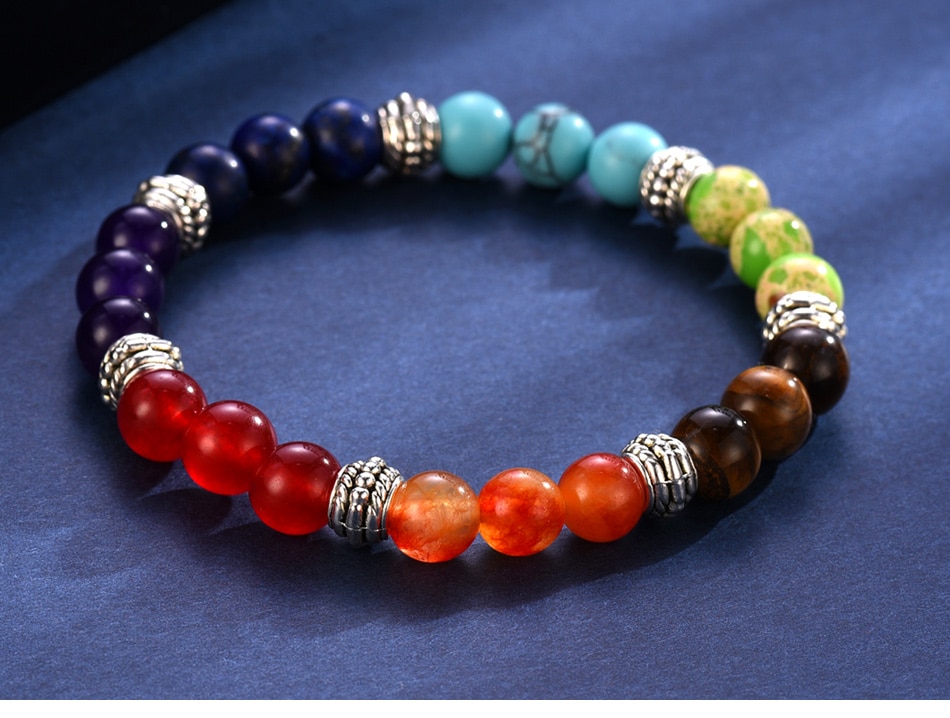 100% all Natural Stone Beads 7 Chakra Bracelet for Women Men Yoga Buddha Player Small / Big 2 Sizes Dorp Shipping Bracelets 100% all Natural Stone Beads 7 Chakra Bracelet for Women Men Yoga Buddha Player Small / Big 2 Sizes Dorp Shipping Bracelets