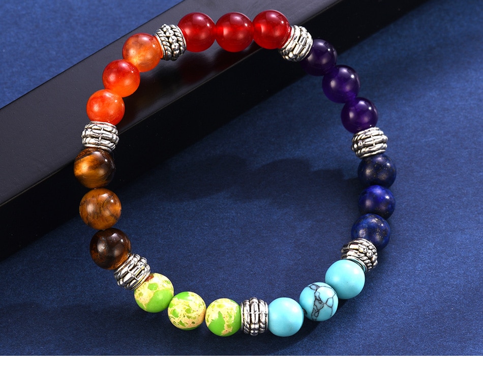 100% all Natural Stone Beads 7 Chakra Bracelet for Women Men Yoga Buddha Player Small / Big 2 Sizes Dorp Shipping Bracelets 100% all Natural Stone Beads 7 Chakra Bracelet for Women Men Yoga Buddha Player Small / Big 2 Sizes Dorp Shipping Bracelets