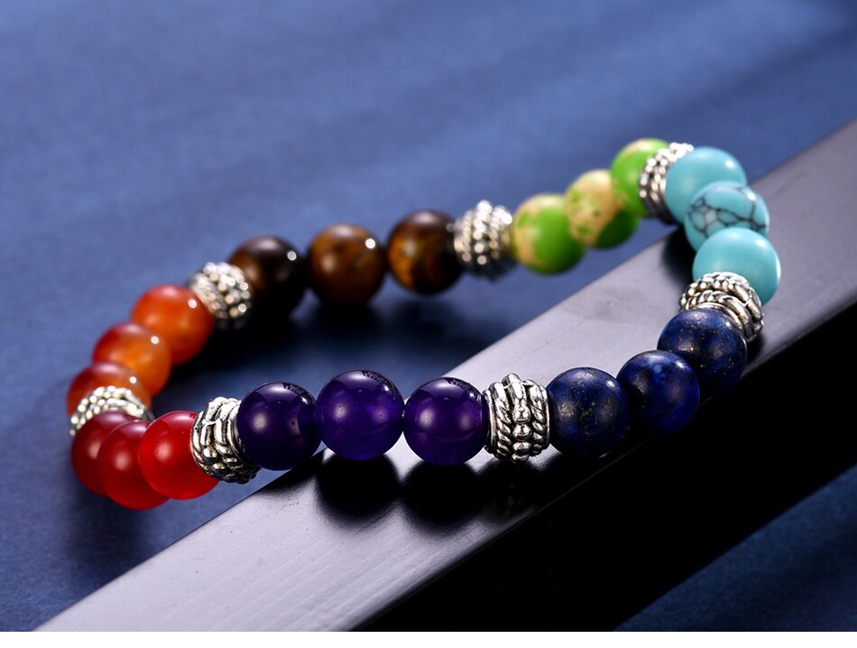 100% all Natural Stone Beads 7 Chakra Bracelet for Women Men Yoga Buddha Player Small / Big 2 Sizes Dorp Shipping Bracelets 100% all Natural Stone Beads 7 Chakra Bracelet for Women Men Yoga Buddha Player Small / Big 2 Sizes Dorp Shipping Bracelets