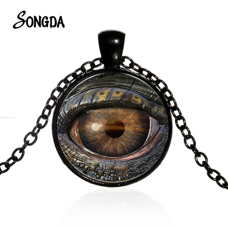 Newest Trendy Dragon Eye Necklace Monster Satan Devil's Eye Vintage Steampunk Cool Pendant Handmade Art Necklaces Fashion Newest Trendy Dragon Eye Necklace Monster Satan Devil's Eye Vintage Steampunk Cool Pendant Handmade Art Necklaces Fashion