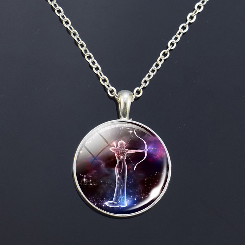 12 Zodiac Signs Glass Dome Constellations Pendant Necklace Fashion Jewelry Women Virgo Cancer Cancer Aries Gemini Birthday Gift 12 Zodiac Signs Glass Dome Constellations Pendant Necklace Fashion Jewelry Women Virgo Cancer Cancer Aries Gemini Birthday Gift