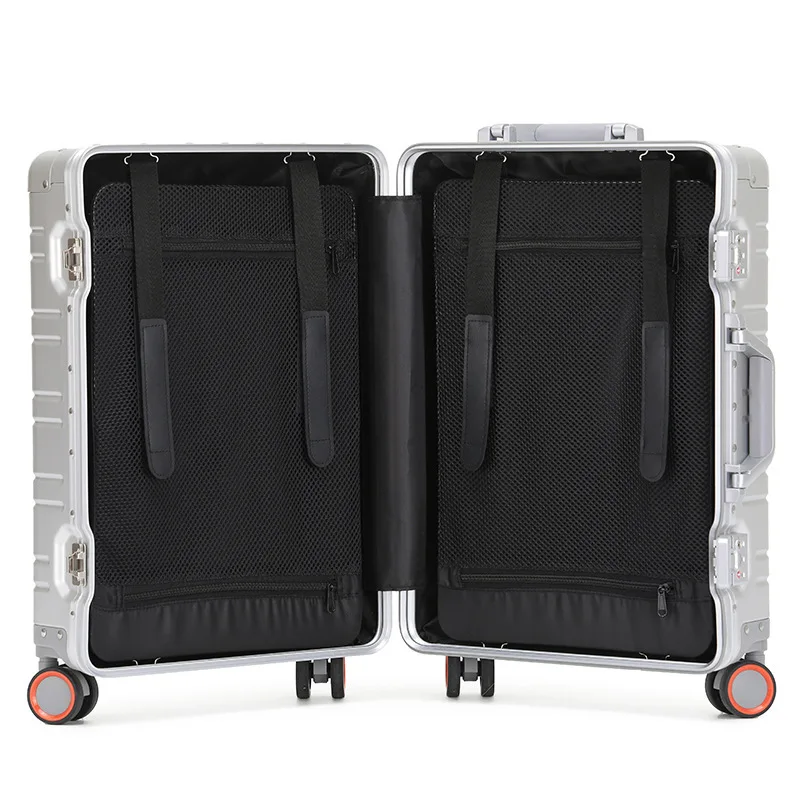 2024 New Large Capacity Durable Luggage Sets Aluminum Suitcase Women Girl Carry-On Boarding Travel 20/24/29 2024 New Large Capacity Durable Luggage Sets Aluminum Suitcase Women Girl Carry-On Boarding Travel 20/24/29