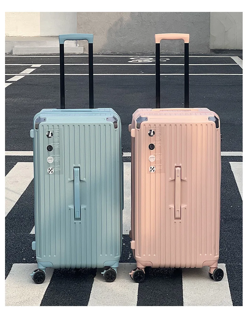 2024 New Large Capacity Cup Holder Luggage Suitcase USB Charging Women Girl Carry-On Boarding Luggage Travel 20/24/26/28 inch 2024 New Large Capacity Cup Holder Luggage Suitcase USB Charging Women Girl Carry-On Boarding Luggage Travel 20/24/26/28 inch
