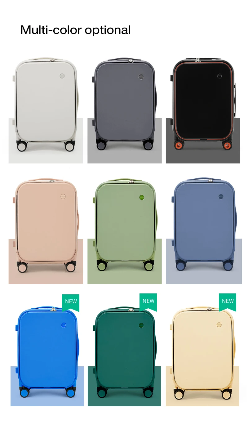 Mixi Patent Design Aluminum Frame Suitcase Carry On Rolling Luggage Beautiful Boarding Cabin 18 20 24 Inch M9260 Mixi Patent Design Aluminum Frame Suitcase Carry On Rolling Luggage Beautiful Boarding Cabin 18 20 24 Inch M9260