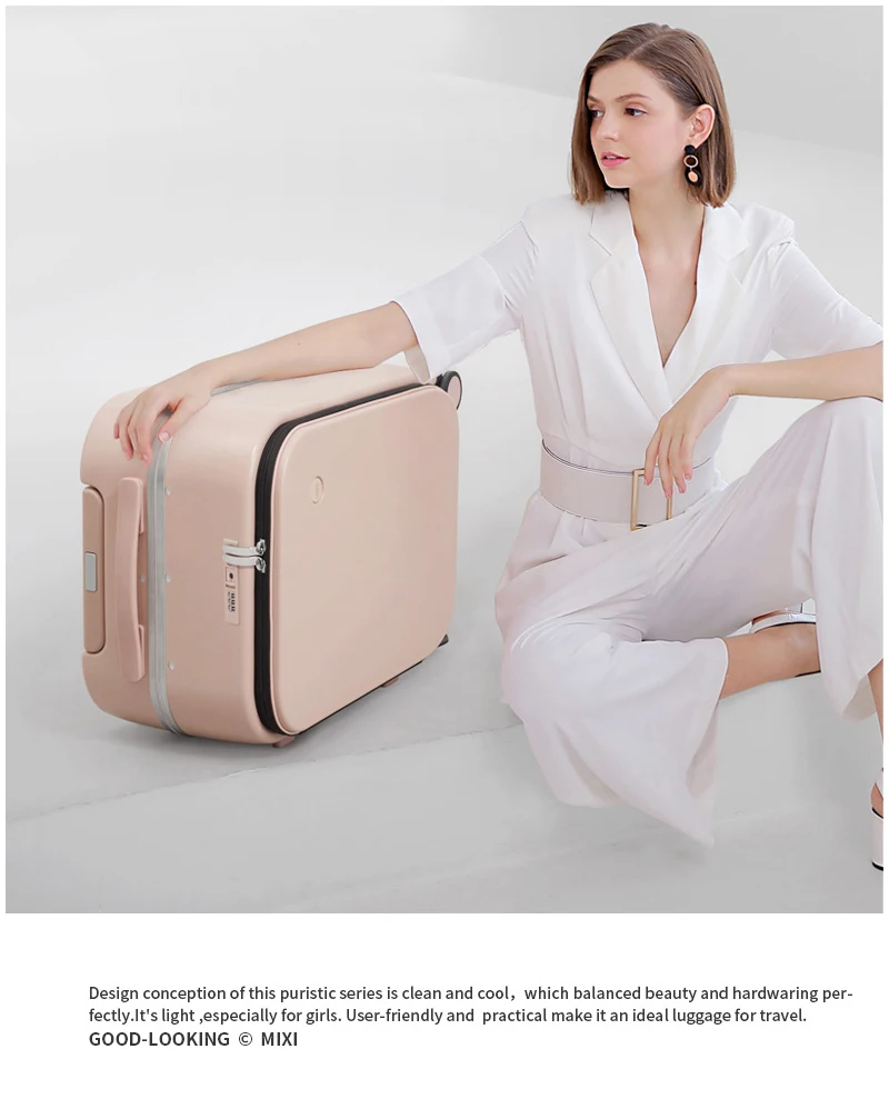 Mixi Patent Design Aluminum Frame Suitcase Carry On Rolling Luggage Beautiful Boarding Cabin 18 20 24 Inch M9260 Mixi Patent Design Aluminum Frame Suitcase Carry On Rolling Luggage Beautiful Boarding Cabin 18 20 24 Inch M9260