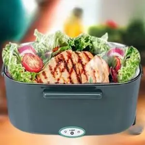 1.5 L 60W Electric Lunch Box Food Warmer Portable Food Heater for Car Or Home - Leak Proof 304 Stainless Steel Liner 1.5 L 60W Electric Lunch Box Food Warmer Portable Food Heater for Car Or Home - Leak Proof 304 Stainless Steel Liner
