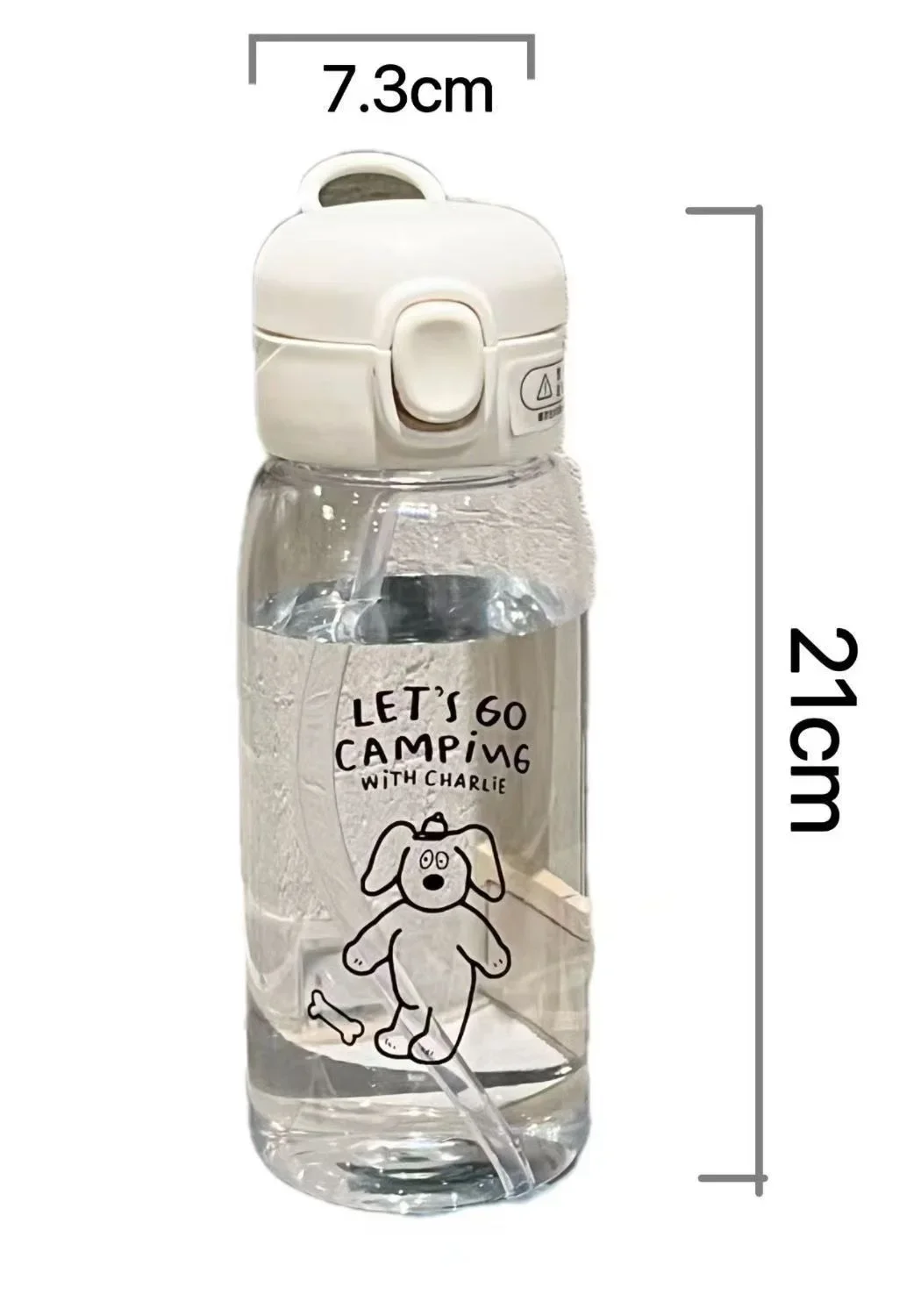 Plastic Water Bottle Water Cup With Straw Simple Large Capacity Portable Drop Resistant And Portable Cup Cartoon Ice Suction Cup Plastic Water Bottle Water Cup With Straw Simple Large Capacity Portable Drop Resistant And Portable Cup Cartoon Ice Suction Cup