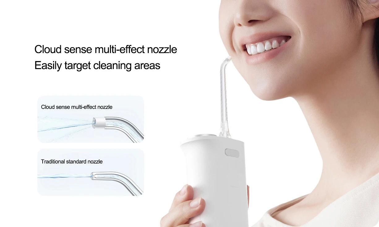 XIAOMI MIJIA F400 Oral Irrigator,Cordless Portable 4 Mode 200mL Rechargeable Flossers,IPX7 Waterproof Electric Oral Waterflosser XIAOMI MIJIA F400 Oral Irrigator,Cordless Portable 4 Mode 200mL Rechargeable Flossers,IPX7 Waterproof Electric Oral Waterflosser