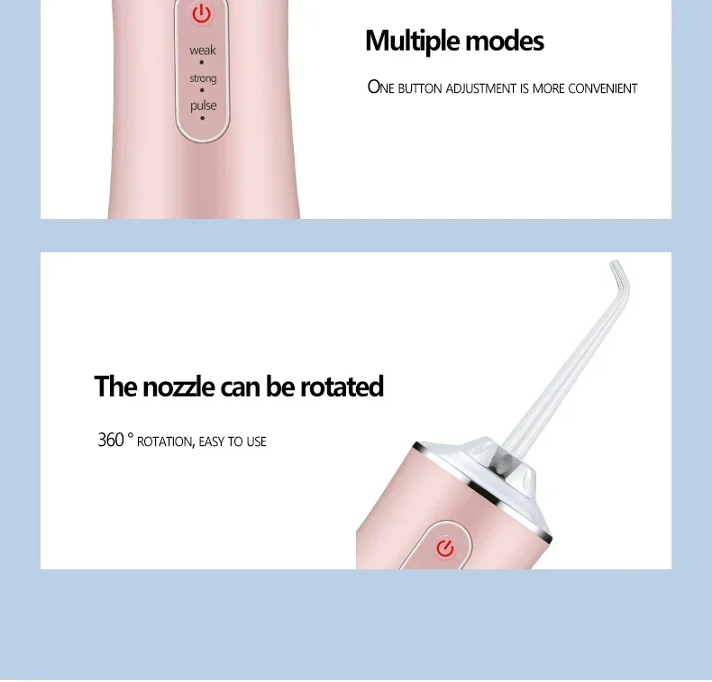 2025 Smart Electric Oral Irrigator Water Flosser 4 Jets 3 Modes USB Charging Water Jet Irrigator Dental Teeth Cleaner 2025 Smart Electric Oral Irrigator Water Flosser 4 Jets 3 Modes USB Charging Water Jet Irrigator Dental Teeth Cleaner