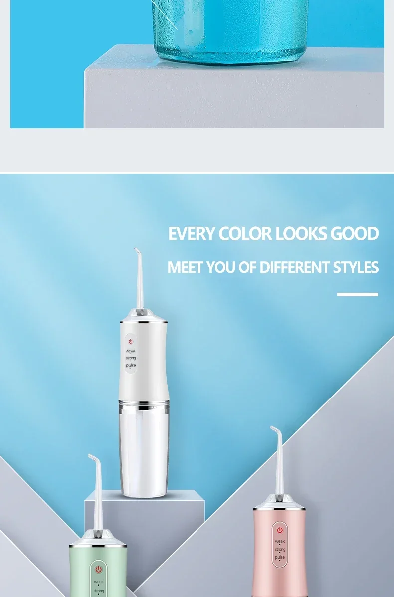 2025 Smart Electric Oral Irrigator Water Flosser 4 Jets 3 Modes USB Charging Water Jet Irrigator Dental Teeth Cleaner 2025 Smart Electric Oral Irrigator Water Flosser 4 Jets 3 Modes USB Charging Water Jet Irrigator Dental Teeth Cleaner