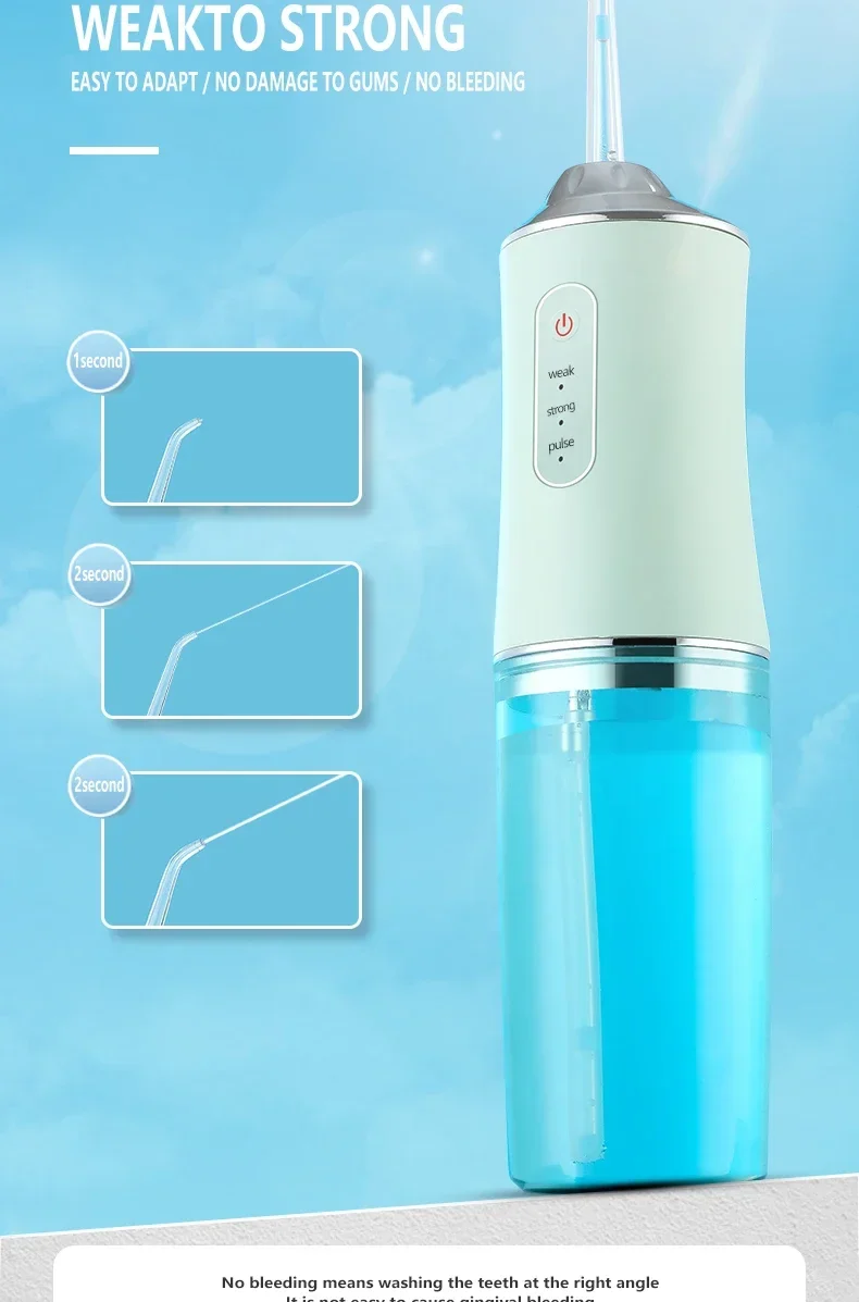 2025 Smart Electric Oral Irrigator Water Flosser 4 Jets 3 Modes USB Charging Water Jet Irrigator Dental Teeth Cleaner 2025 Smart Electric Oral Irrigator Water Flosser 4 Jets 3 Modes USB Charging Water Jet Irrigator Dental Teeth Cleaner