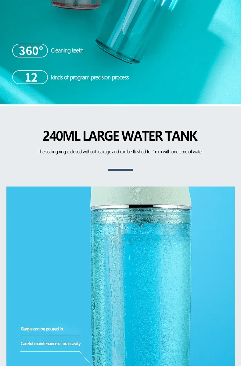 2025 Smart Electric Oral Irrigator Water Flosser 4 Jets 3 Modes USB Charging Water Jet Irrigator Dental Teeth Cleaner 2025 Smart Electric Oral Irrigator Water Flosser 4 Jets 3 Modes USB Charging Water Jet Irrigator Dental Teeth Cleaner