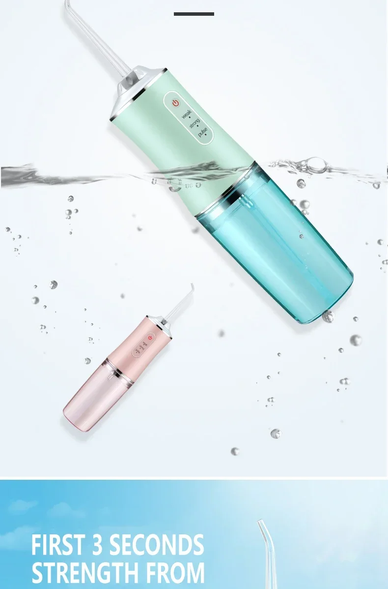 2025 Smart Electric Oral Irrigator Water Flosser 4 Jets 3 Modes USB Charging Water Jet Irrigator Dental Teeth Cleaner 2025 Smart Electric Oral Irrigator Water Flosser 4 Jets 3 Modes USB Charging Water Jet Irrigator Dental Teeth Cleaner