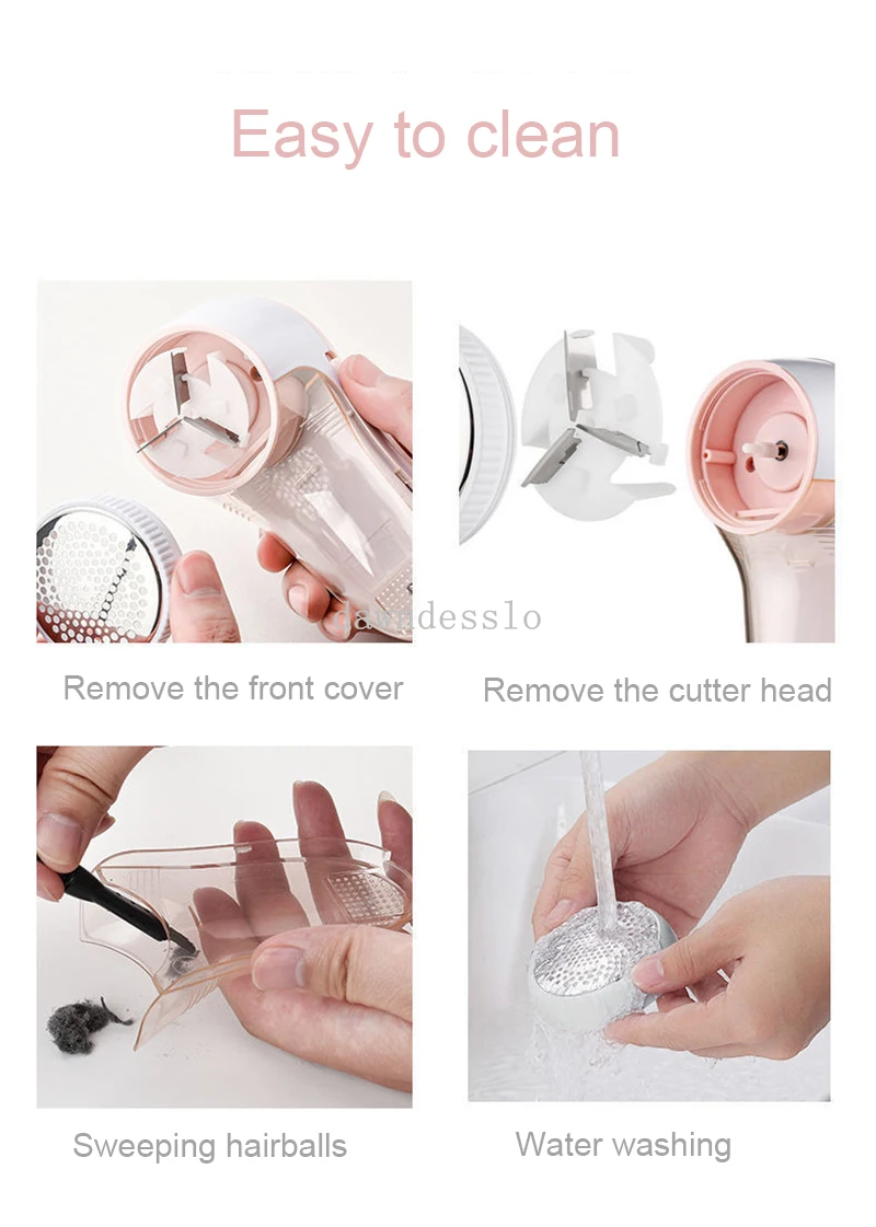 Electric Lint Remover For Clothing Sweater Anti Pilling Razor Clothes Pellet Fabric Shaver USB Charge Coat Plush Clothing Razor